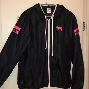 PINK // Victoria’s Secret Bomber Rain Jacket